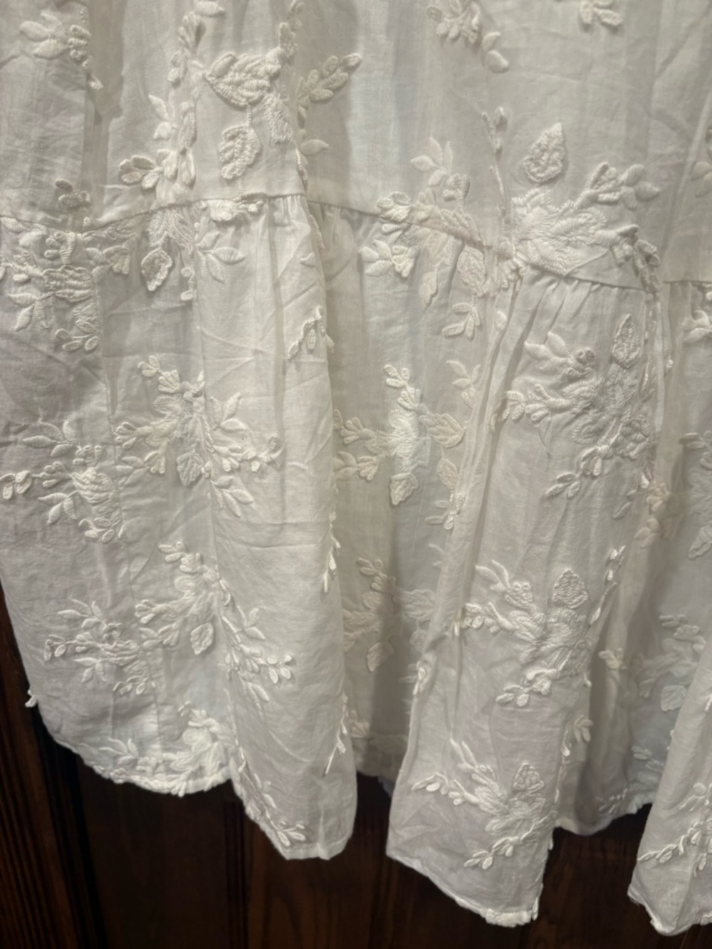 City Chic White Embroidered Mini Dress - Picture 7 of 12